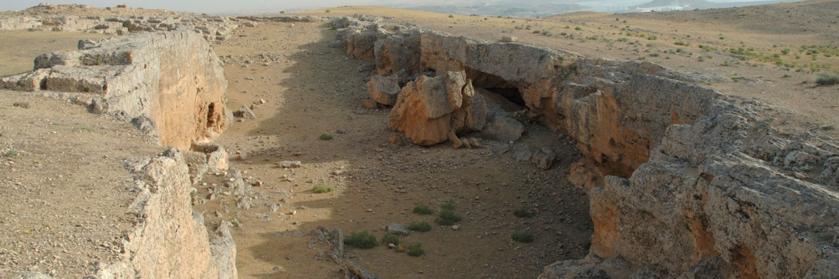 Photo of the ancient site of Jebel Khalid 