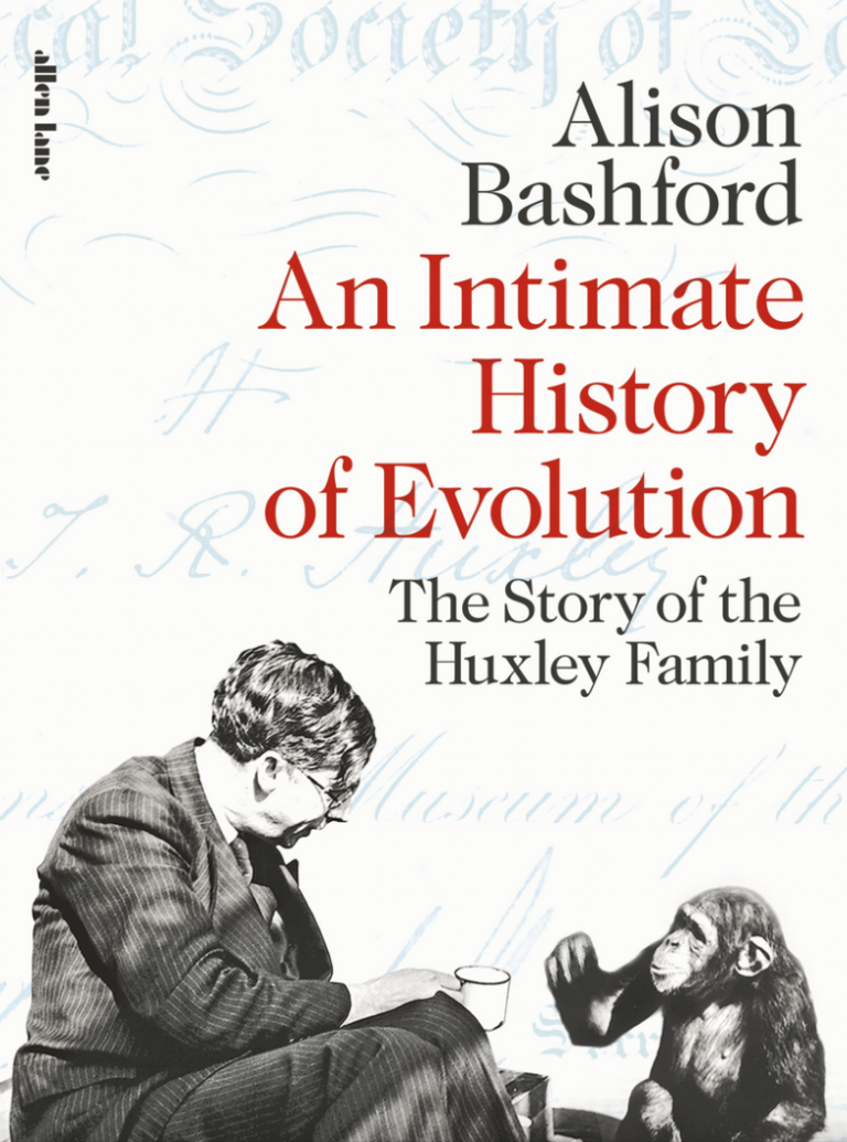 Cover of Alison Bashford's novel: An intimate History of Evolution