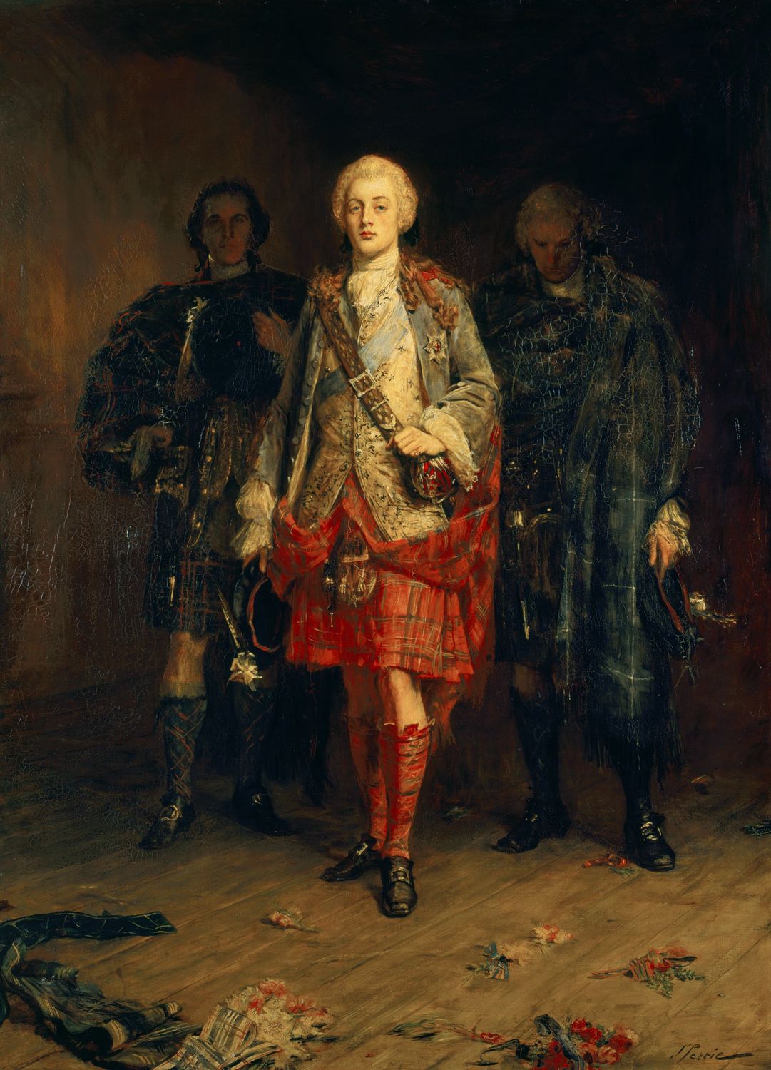 Painting: Bonnie Prince Charlie by John Pettie